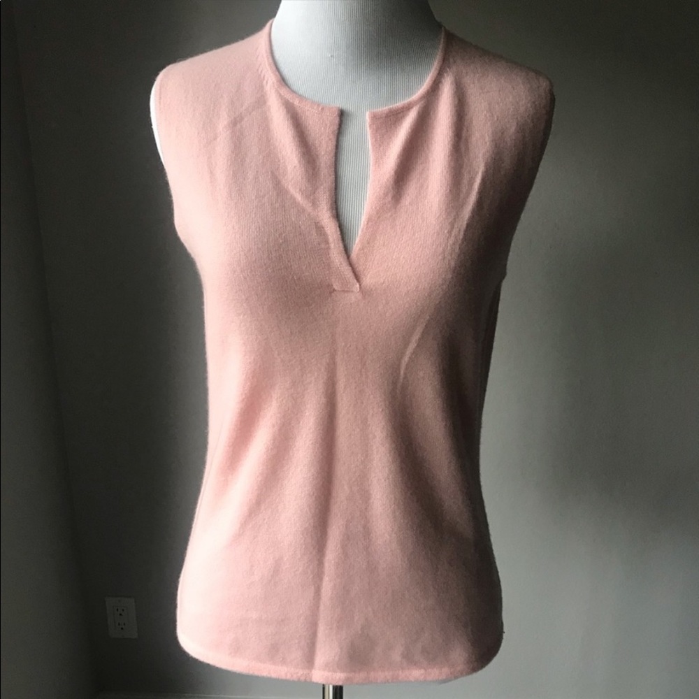 TSE Sleeveless Cashmere Sweater